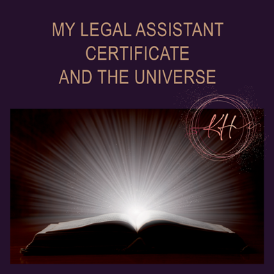 Magical Stories from Konstanze Halt, my legal assistent certificate and the universe