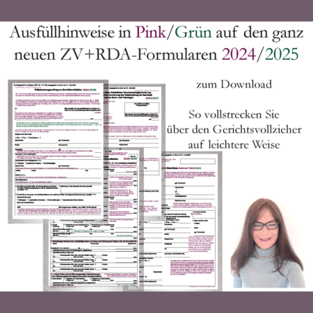 Ausfüllhinweise Vollstreckung Gerichtsvollzieher 2024 2025