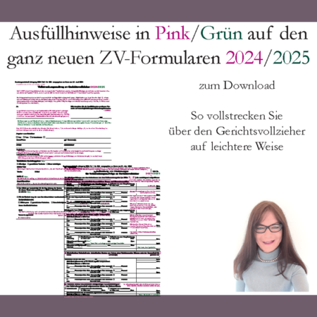 Ausfüllhinweise auf den neuen Gerichtsvollzieher-Formularen von Konstanze Halt